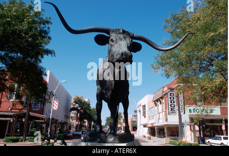 Statue de taureau / Stier-Statue Banque D'Images