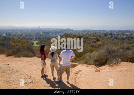 Inspiration Point, Will Rogers State Park, Los Angeles, USA Banque D'Images