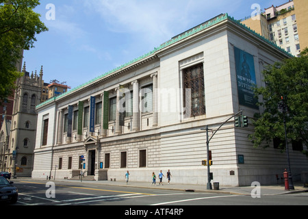 New York Historical Society, Central Park West, Manhattan, New York Banque D'Images