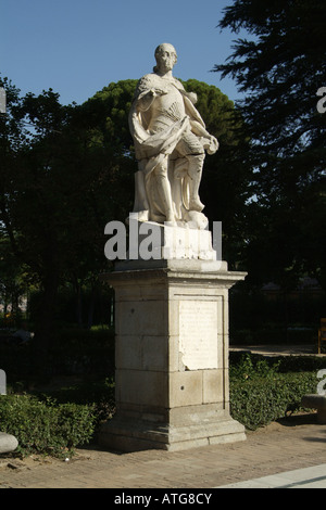 Sculpture d'Alfonso VIII de Cuenca, Espagne Banque D'Images