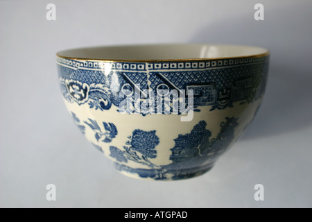 Style de motif saule chine sucrier Banque D'Images