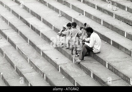 Le centre-ville de la vieille Delhi, Inde Banque D'Images