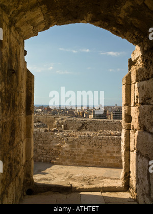 Voir à partir de la citadelle de Tripoli, Liban Banque D'Images