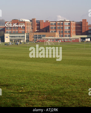 L'ancienne usine Cadbury's Keynsham en Angleterre. Maintenant réaménagé Banque D'Images