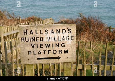 Hallsands Devon, Angleterre Banque D'Images