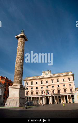 Piazza Colonna Rome Italie Banque D'Images