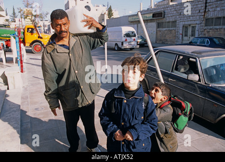 Une scène de rue à Amman Jordanie Banque D'Images