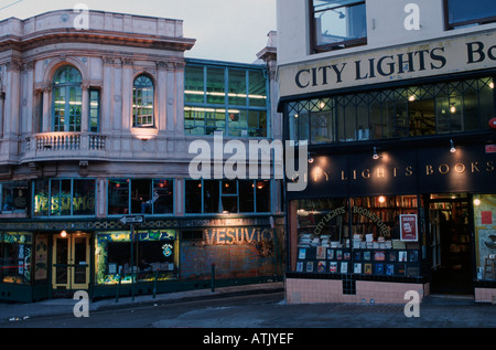 Librairie et café / San Francisco Banque D'Images