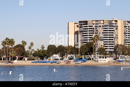 Marina del Rey en Californie du sud. Banque D'Images
