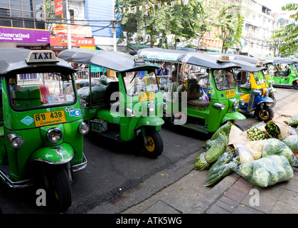 Tuk Tuks Bangkok Thailande Asie du sud-est Banque D'Images