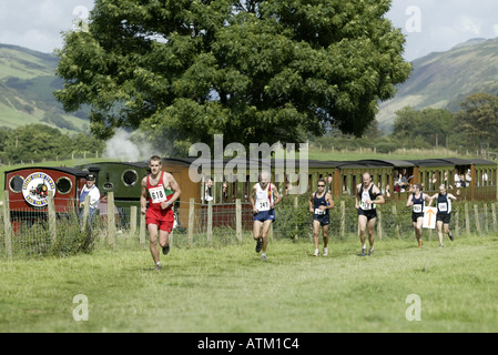 Battre la Race Gwynedd au nord du Pays de Galles UKBeat la Race Gwynedd North Wales UK Banque D'Images