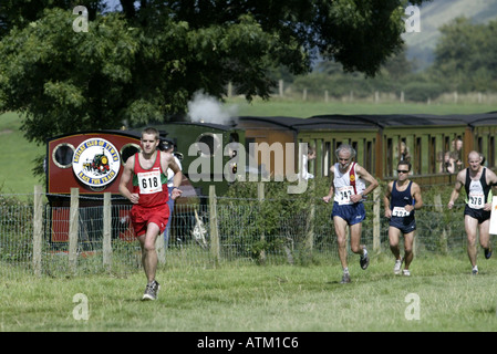 Battre la Race Gwynedd North Wales UK Banque D'Images