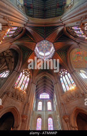 Photo de Plafond cathédrale d'Ely. C'est une dynamique élevée photo comprenant 3 images prises à différentes expositions Banque D'Images