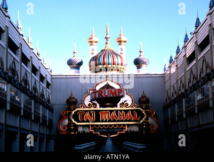 Le Donald Trump Taj Mahal casino à Atlantic City, États-Unis Banque D'Images