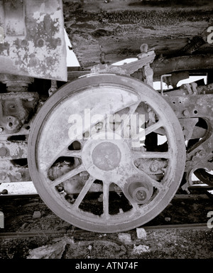 World Travel. Cimetière de locomotives à vapeur en Salar de Uyuni en Bolivie en Amérique du Sud. Wanderlust Évasion Culture Histoire Banque D'Images