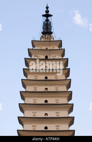 Trois Pagodes, Santasi, Pagode Qianxun, Dali, Yunnan Province, China Banque D'Images