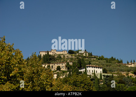 Fiesole, près de Florence en Toscane, Italie Banque D'Images