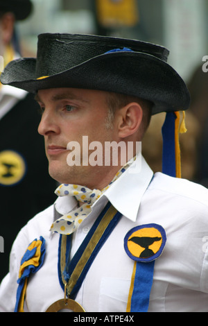 Les socs morris festival danse danseurs traditionnels Banque D'Images