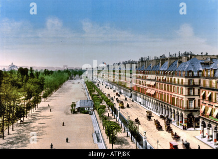 Avenue de la Opera, Paris France Banque D'Images