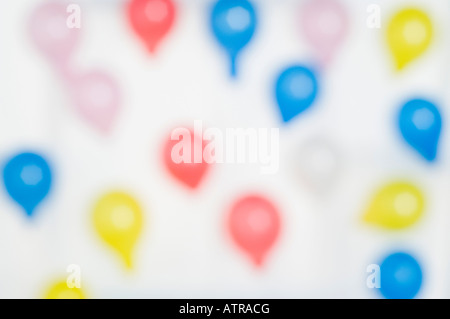 Ballons multicolores Banque D'Images