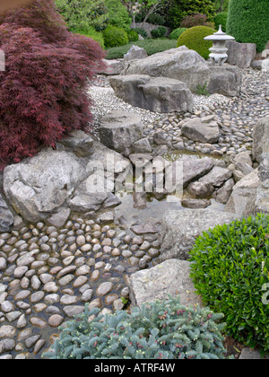 Jardin japonais, Freiburg im Breisgau, Allemagne Banque D'Images