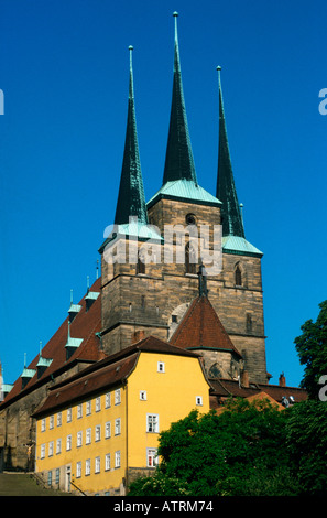 Église Saint-séverin / Erfurt Banque D'Images