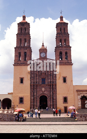 Parroquia de Nuestra Senora de Dolores église paroissiale, Dolores Hidalgo, Guanajuato, Mexique de l'état Banque D'Images