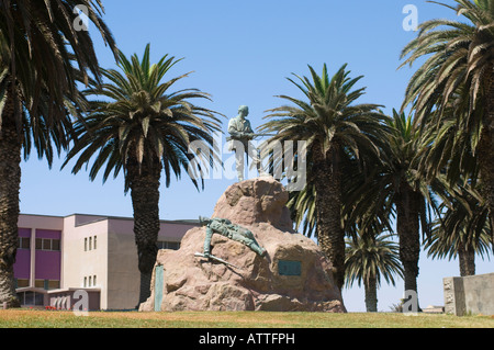 Monument commémoratif de guerre allemand à Swakopmund en Namibie Banque D'Images