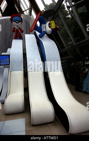 Turin l'Atrium pour promouvoir les Jeux Olympiques d'hiver de 2006 Banque D'Images