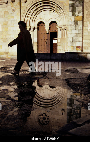 L'église romane de Santiago del Burgo ZAMORA Castille et Leon Espagne région Banque D'Images