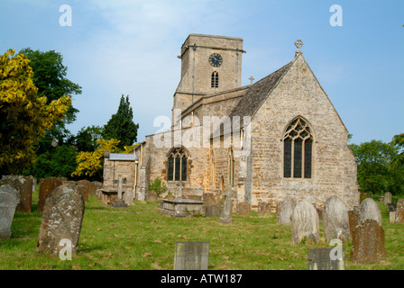 L'église St Mary Rousham Oxfordshire England Banque D'Images