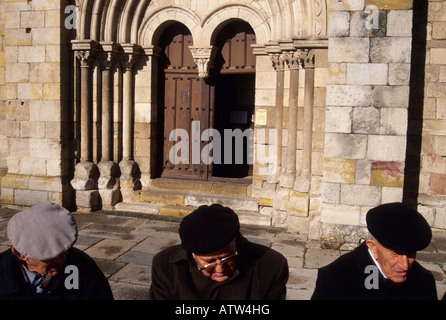 L'église romane de Santiago del Burgo ZAMORA Castille et Leon Espagne région Banque D'Images