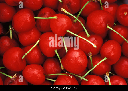 Close-up of Cherries Banque D'Images