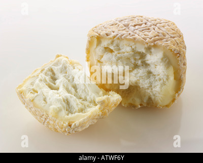 Chevre, fromage de chèvre de la ferme de Normandie, France Banque D'Images