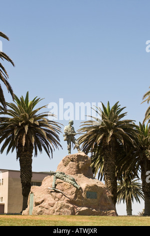 Un mémorial de la Première Guerre mondiale à Swakopmund, Namibie Banque D'Images