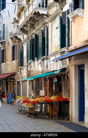 Jardiniers's shop à Venise Banque D'Images