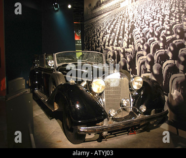 La voiture d'Adolf Hitler, une exposition au Musée canadien des civilisations à Ottawa, Canada Banque D'Images