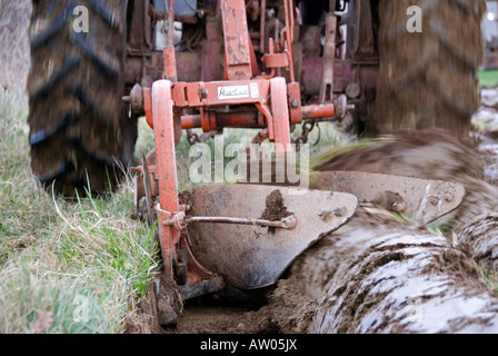 Stock photo de terres agricoles labourés Banque D'Images