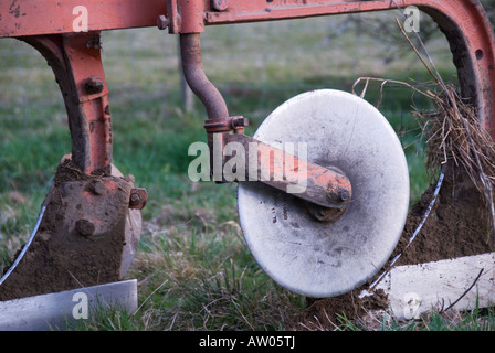 Stock photo de terres agricoles labourés Banque D'Images