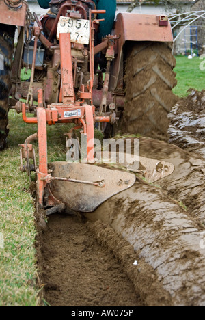 Stock photo de terres agricoles labourés Banque D'Images