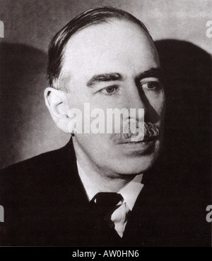 JOHN Maynard Keynes (1883-1946) mathématicien et économiste anglais Banque D'Images