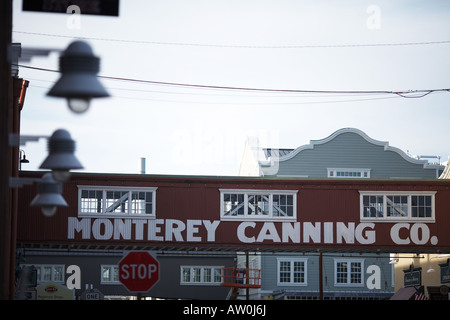 Zone de shopping sur Cannery Row n le Monterey, Monterey County, Californie, USA Banque D'Images