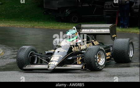 1985 Lotus Renault 97T à Goodwood Festival of Speed, Sussex, UK. Banque D'Images