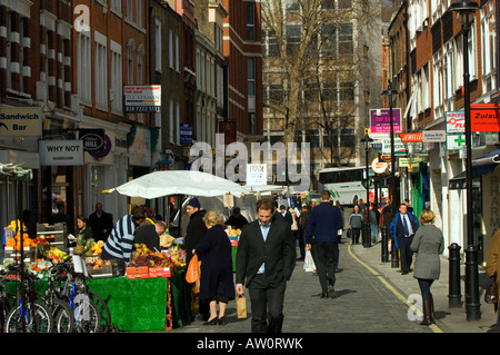 Dans le marché de masse Strutton Victoria SW1 London United Kingdom Europe Banque D'Images