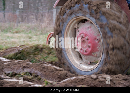 Stock photo de terres agricoles labourés Banque D'Images