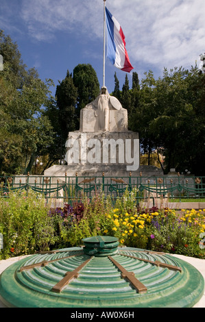 Monument commémoratif de guerre à Toulon centre-ville France 2006 Banque D'Images