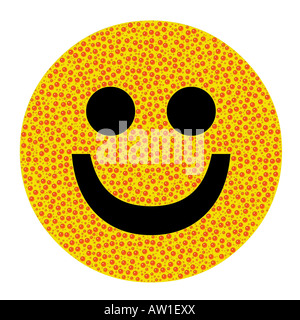 smiley malade Banque D'Images