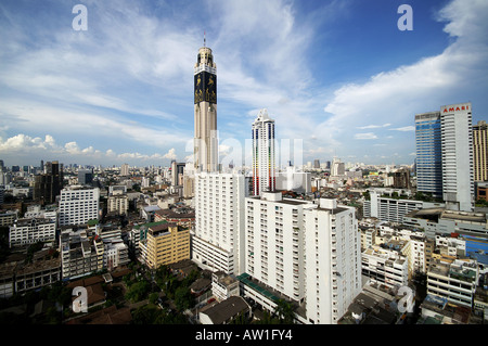 L'horizon de Bangkok, Thailande, Asie. Le bâtiment le plus haut au centre : Bayoke Tower Banque D'Images