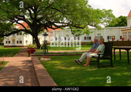 Au Victoria Falls Hotel, Victoria Falls, Zimbabwe Banque D'Images