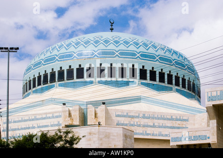 La Jordanie Amman Mosquée bleue La Mosquée du Roi Abdullah Banque D'Images